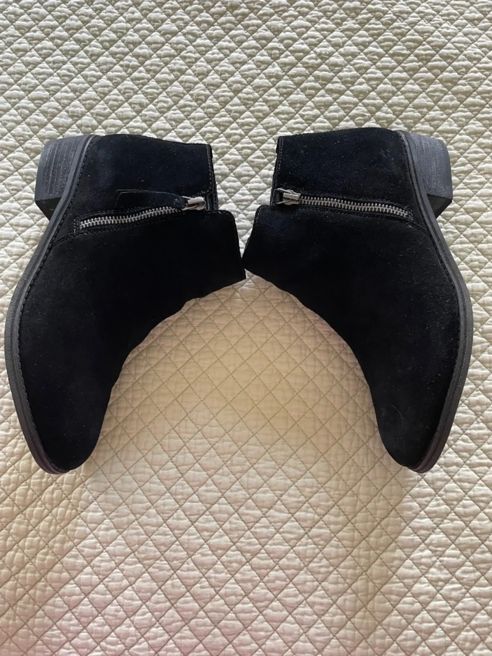 Blondo Black Suede Booties